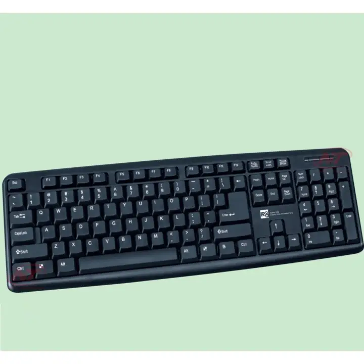 Bàn phím máy tính R8 1801 - cổng USB (Đen) - Hãng phân phối chính thức -  Nhất Tín Computer | Lazada.vn