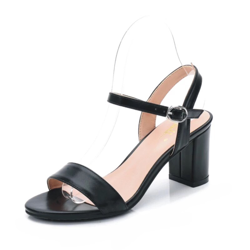 Sandal cao gót 5 phân quai ngang size lớn 42 43