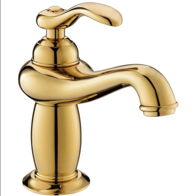 Vòi lavabo vàng 20cm cao cấp
