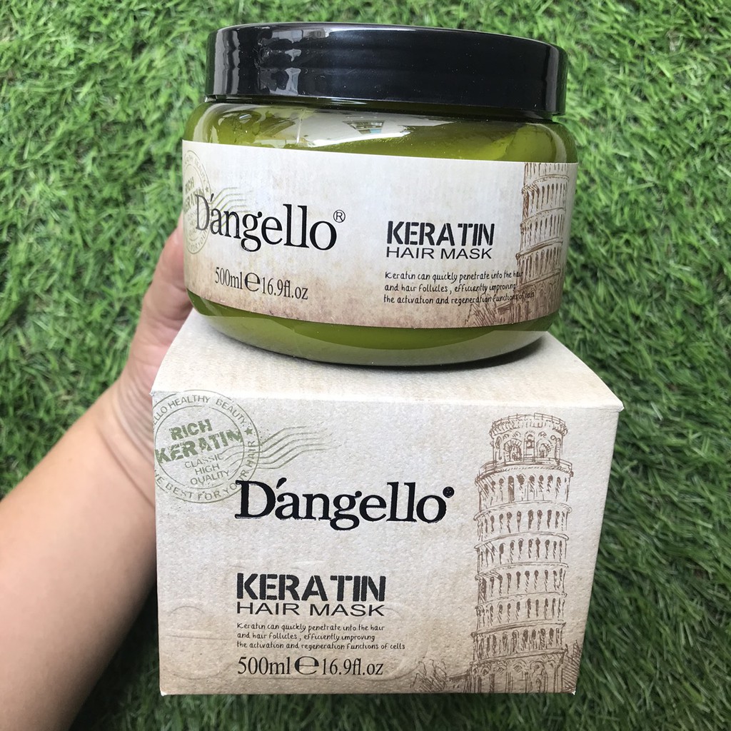 Hấp phục hồi hư tổn Dangello Keratin Mask 500ml