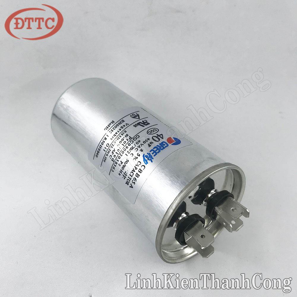 Tụ CBB65A-1 40uF 450VAC