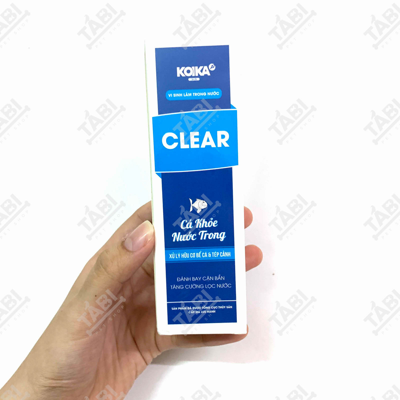 Dung Dịch CLEAR KOIKA 100ML Vi Sinh Làm Trong Nước Hồ Cá Bể Cá