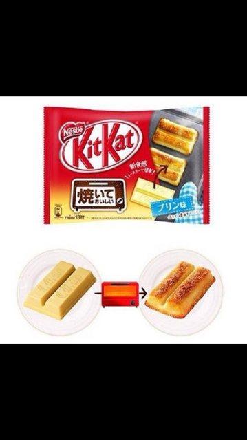 Kitkat pudding nướng