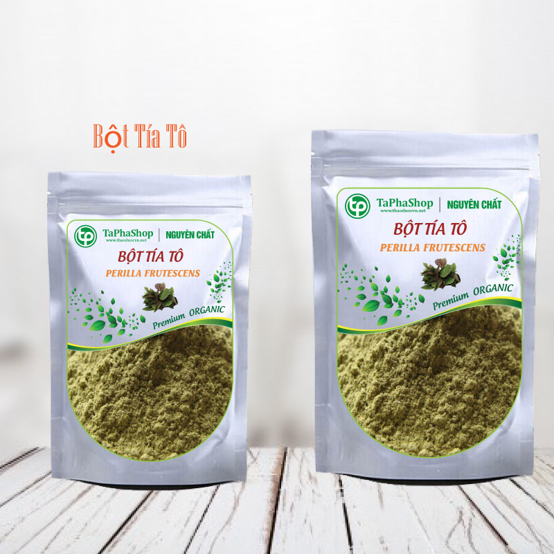 Bột Tía Tô Nguyên Chất 200g - Thảo Dược Tấn Phát