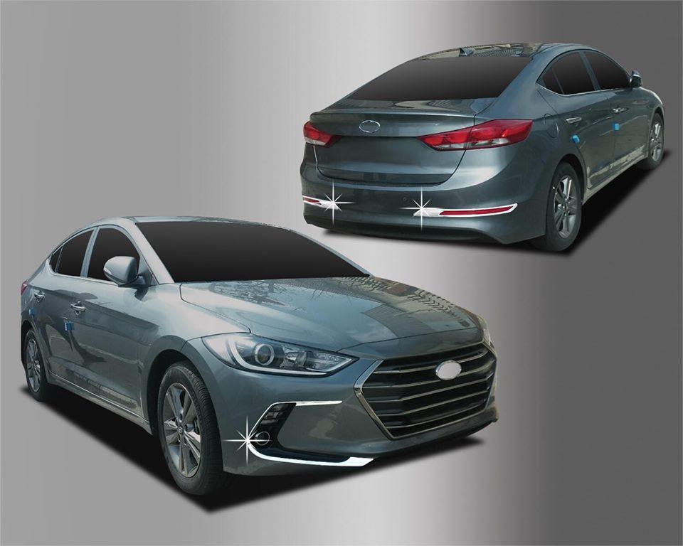 [HCM]ỐP ĐÈN GẦM TRƯỚC SAU " XE ELANTRA 2015 -2018 " ( hàng KOREA)