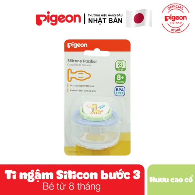 Ty Ngậm Pigeon Bước 3 Cho Bé Từ 8 Tháng