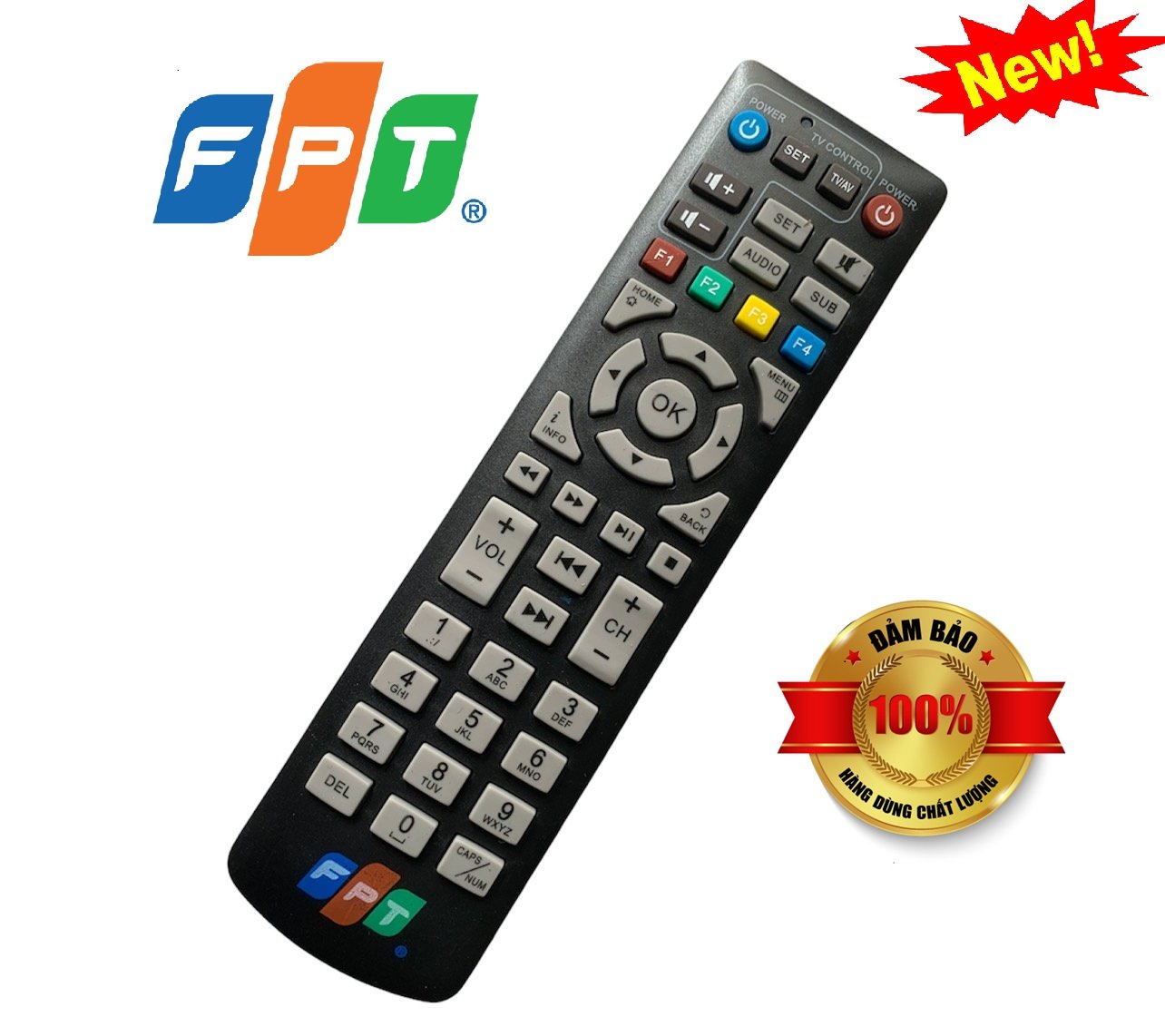 Điều khiển đầu thu truyển hình FPT kỹ thuật số - hàng mới, chính hãng