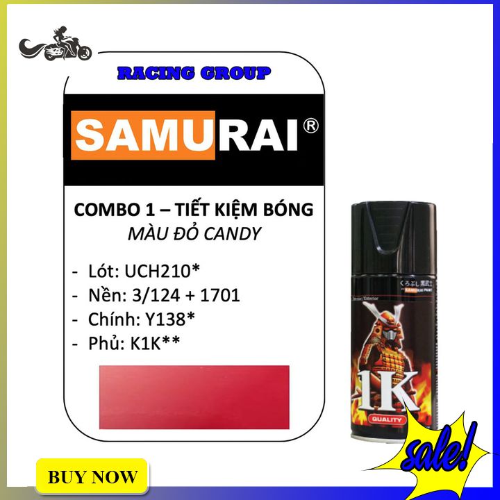 Sơn samurai 30/109 đen bóng
