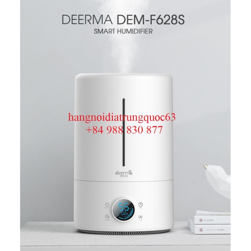 Máy tạo độ ẩm không khí và khuếch tán tinh dầu Deerma 5L DEM F628S