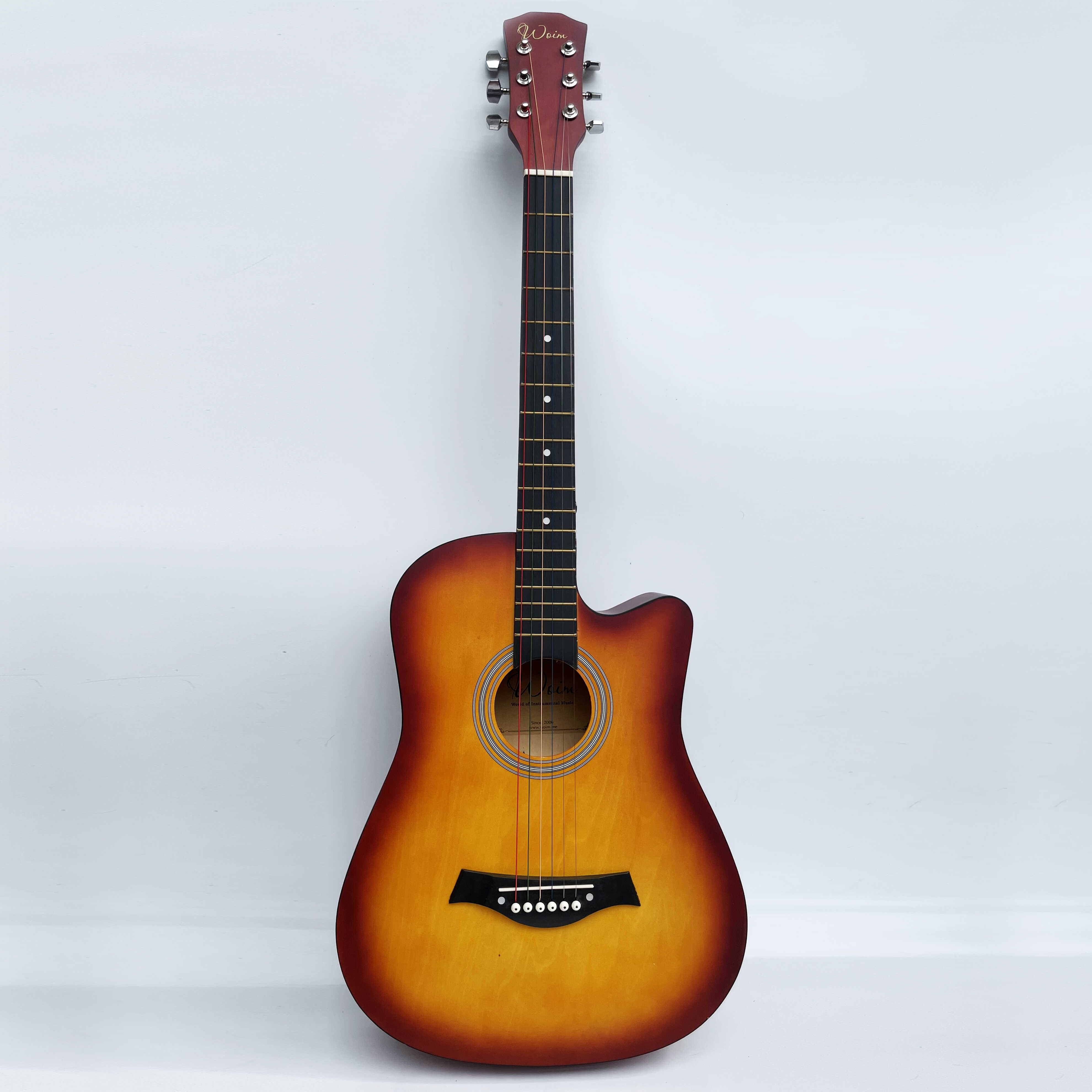 Đàn Guitar Acoustic Gỗ Dáng Khuyết Full Màu