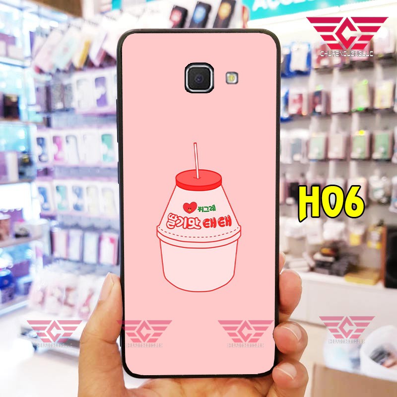 Ốp lưng SAMSUNG J7 PRIME/ J7 PRO trà sữa dễ thương