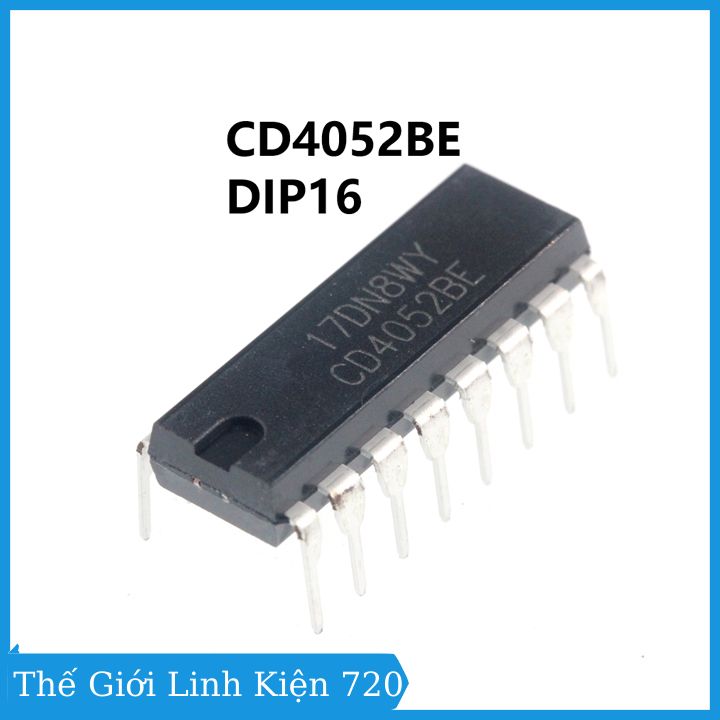 IC CD4052 DIP16/SOP16 4 kênh kép