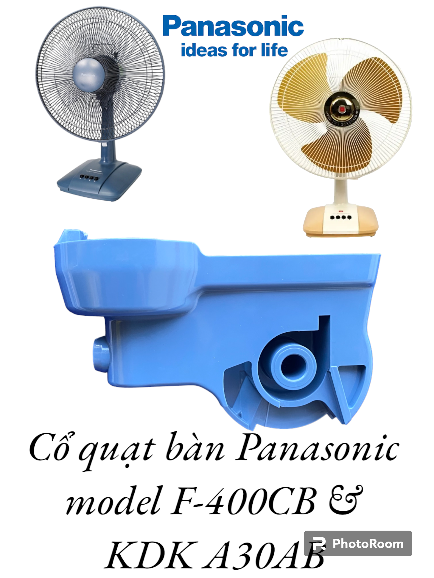Panasonic fan accessories-Panasonic table fan set model f-409um and KDK yzab-authentic-made in Malaysia.