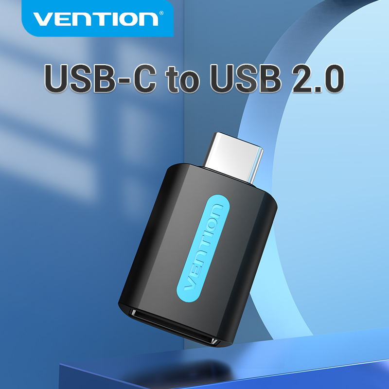Vention Type-C adapter male to female OTG adapter USB C to USB 2.0 OTG adapter for iPad Pro 2018/2020 samsung Note 10 S20 notebook Huawei P40 Oppo R17 USB C 2.0 OTG adapter