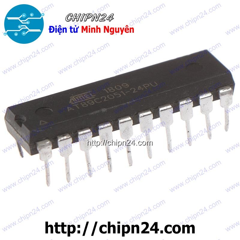 [1 con] (DIP) IC AT89C4051 24PU DIP-20 (89C4051) - HH000427