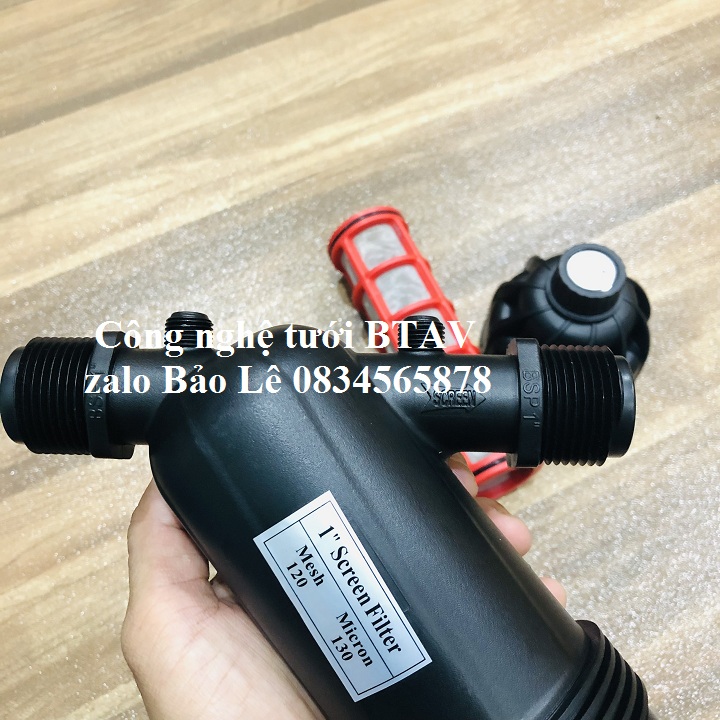 Lọc nước phi 34mm – Đen lõi màng 
