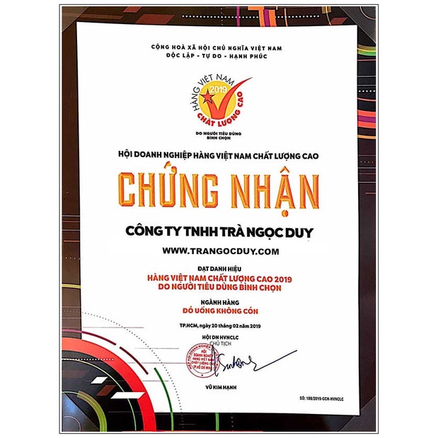Trà Gừng Hòa Tan hộp 10 gói x 5gr