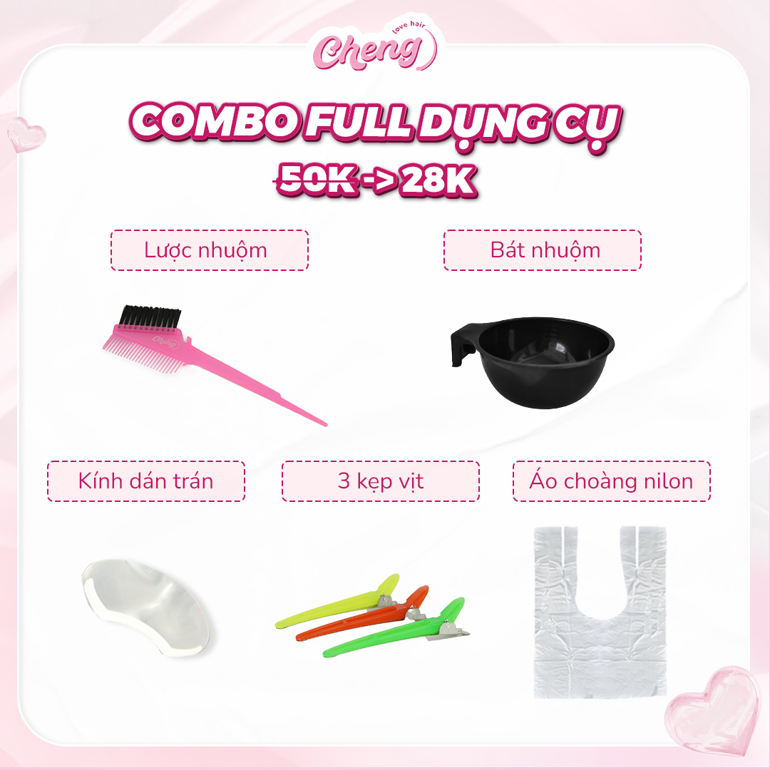 Dụng Cụ Nhuộm Tóc Cao Cấp | Chenglovehair Chenglovehairs