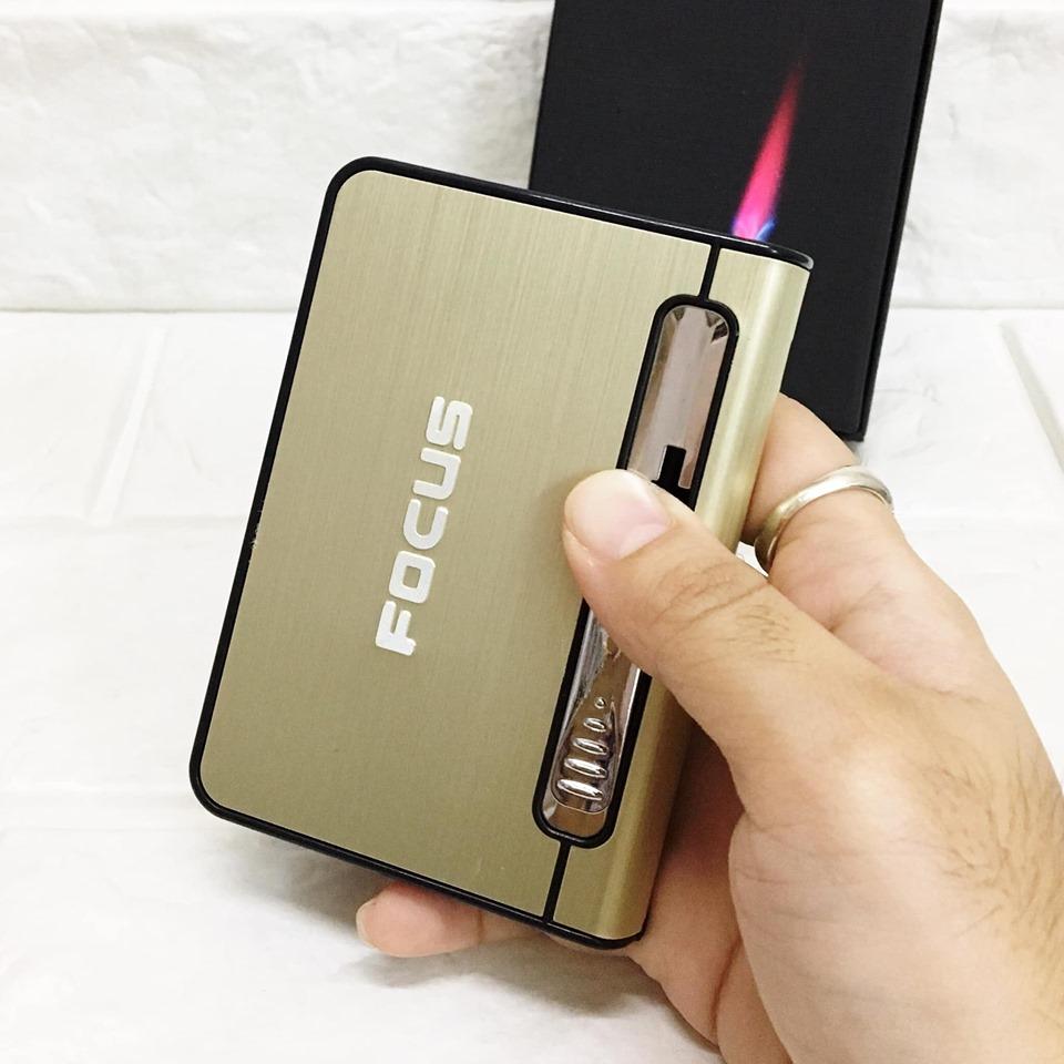 Bật Lửa gas FOCUS kiêm hộp đựng 2 chức năng độc đáo