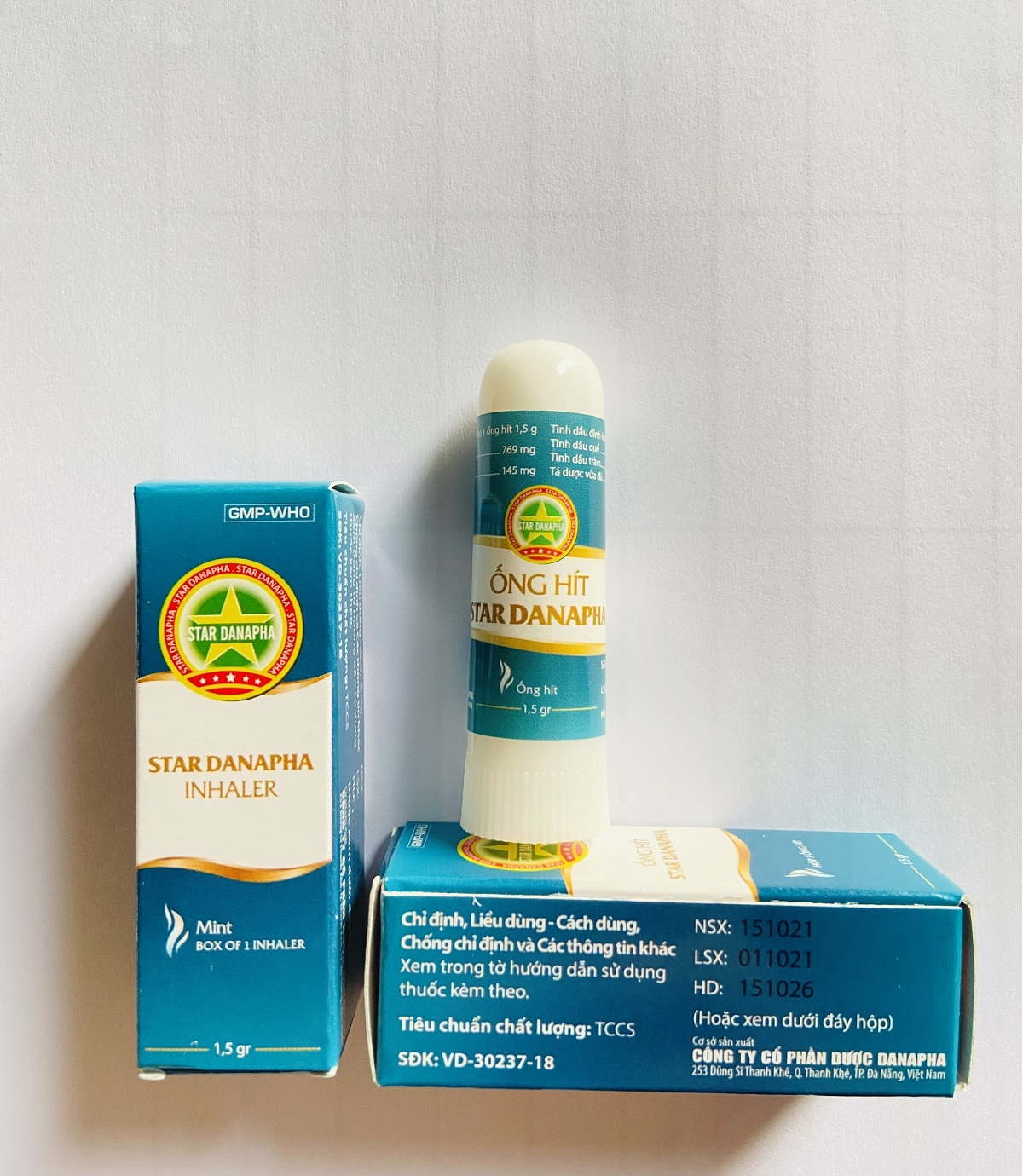 Ống hít thông mũi Cao Sao Vàng