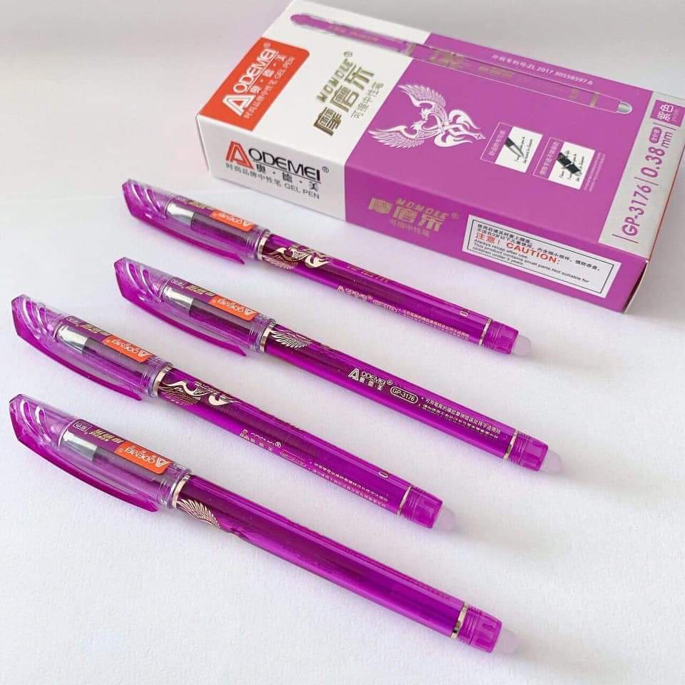Cây Viết Gel Xóa Được Aodemei Gp-3176 - Mực tím