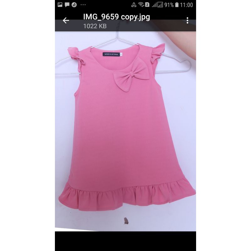 áo váy đuôi cá trẻ em D008