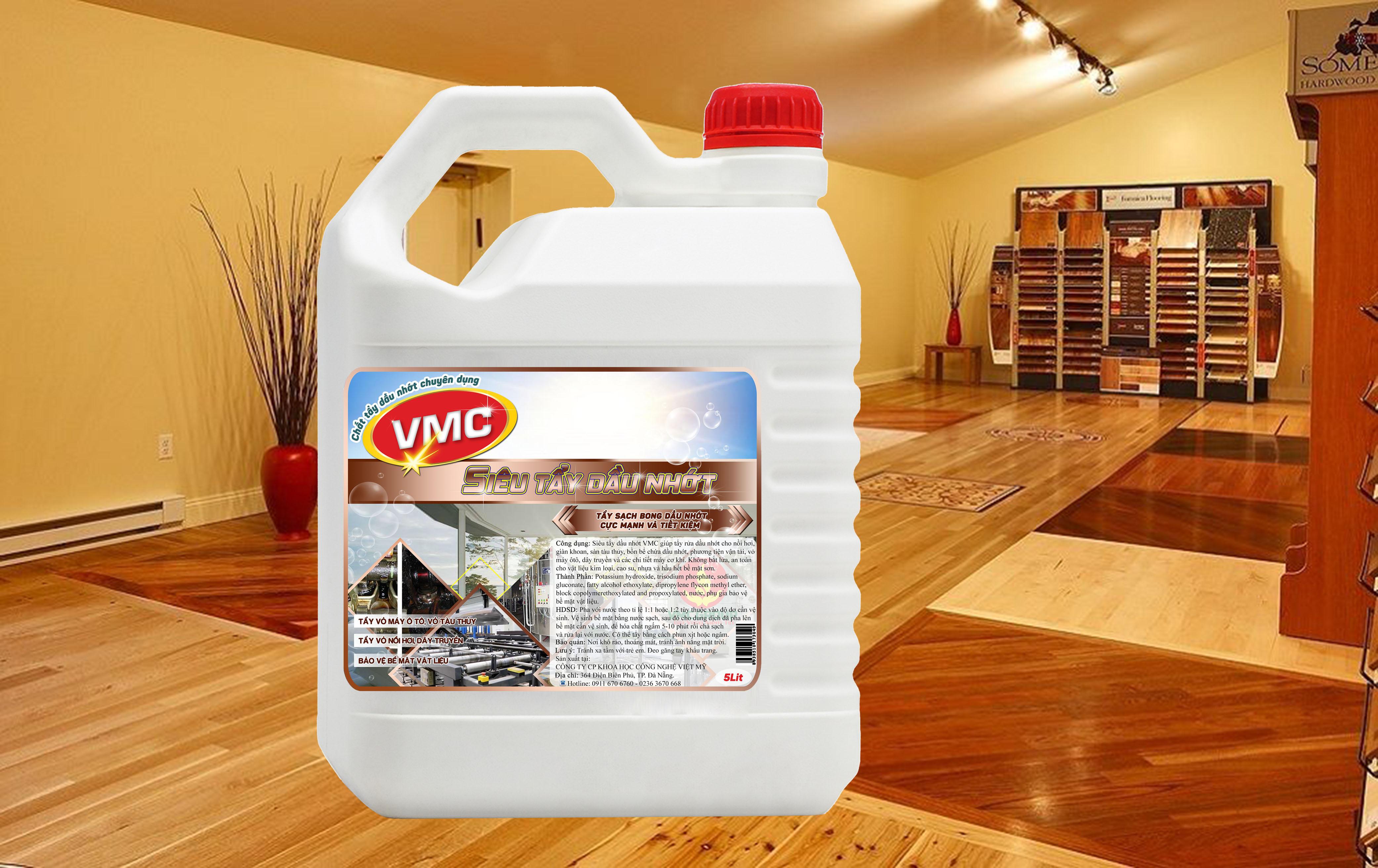 Chất siêu tẩy dầu nhớt vmc can 5L