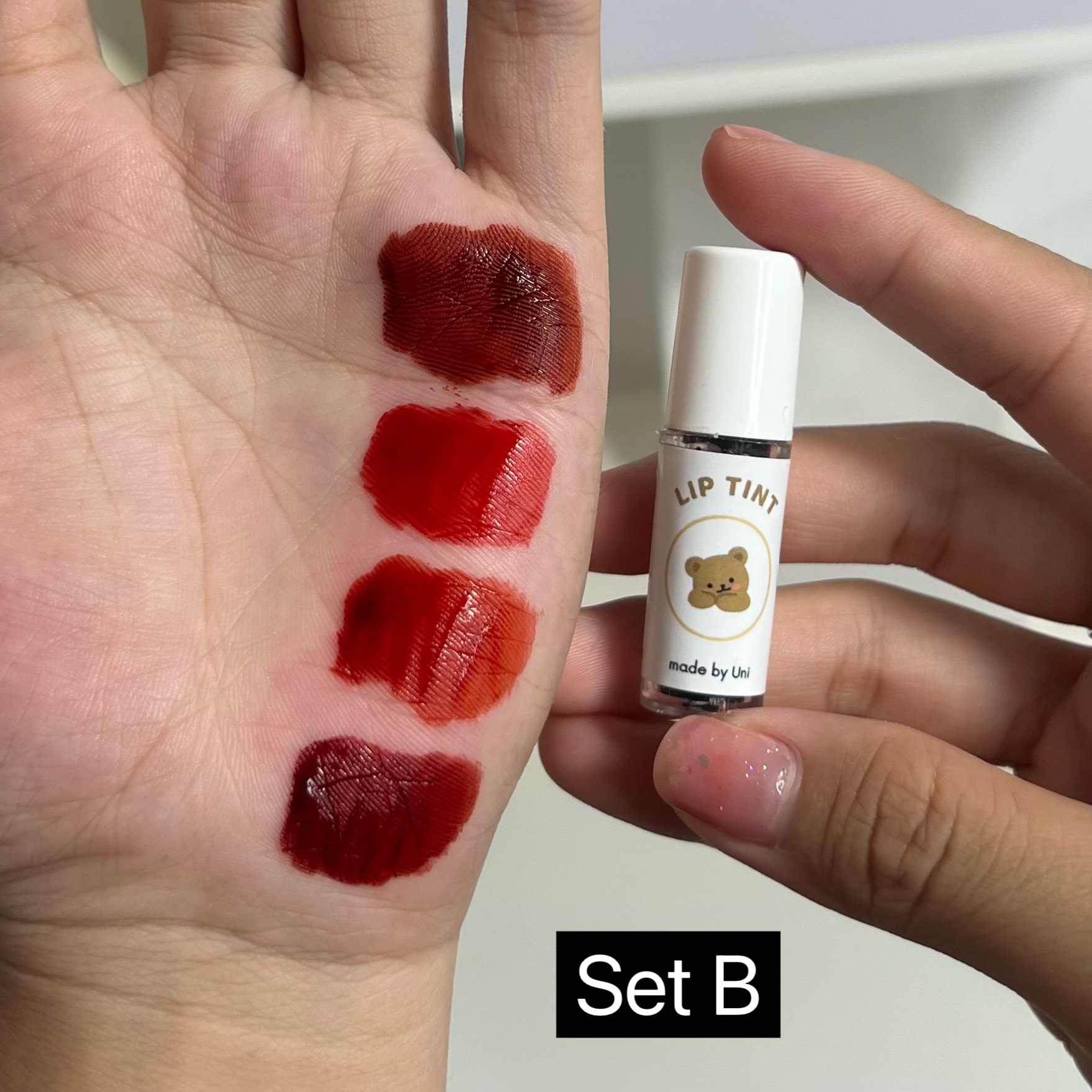 [FREESHIPMAX] Set 4 Son Tint Mini ( son tint nước ) - UniUni