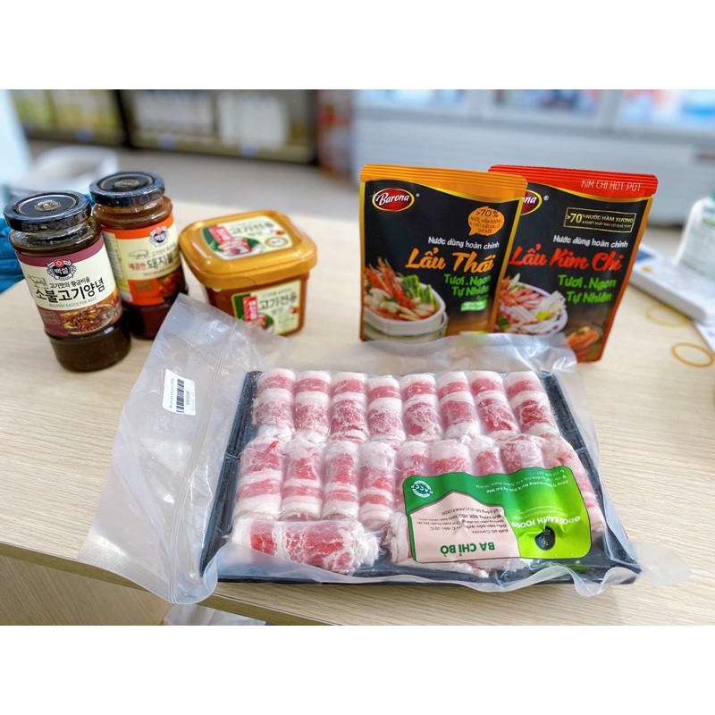 Ba chỉ bò nhập khẩu (500g)