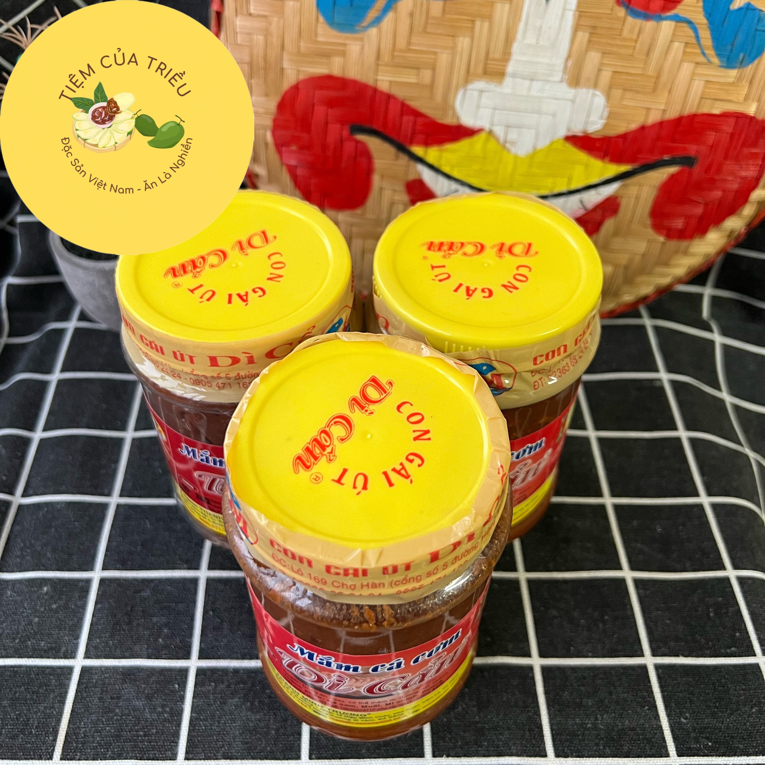 Mắm Cá Cơm Thu/Cá Cơm Dì Cẩn Đà Nẵng 500g (1 hũ)