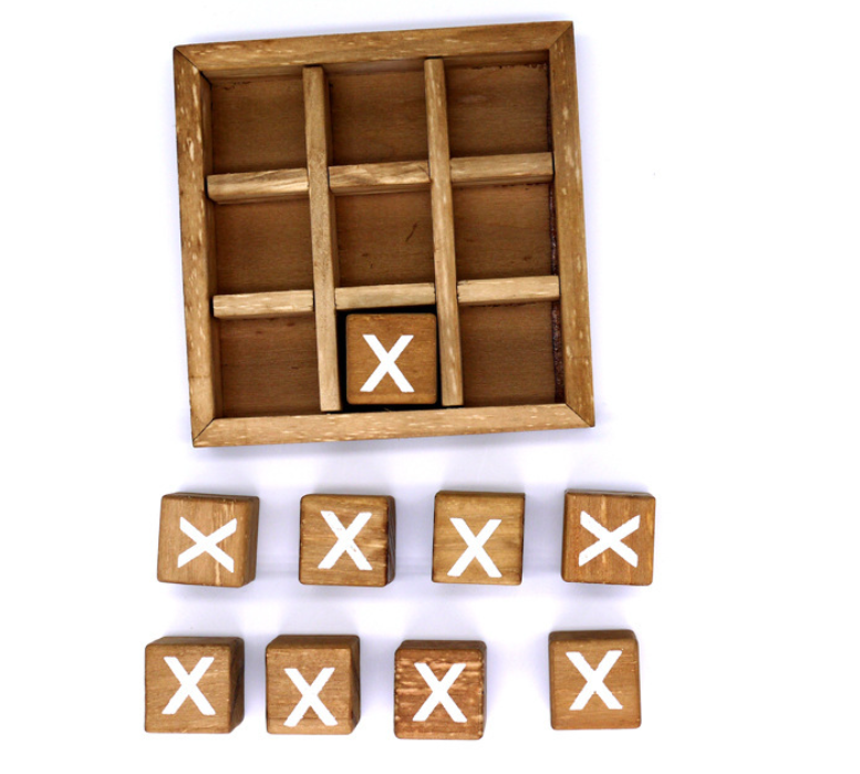 TRÒ CHƠI TƯ DUY - TIC TAC TOE - CHẤT LIỆU GỖ