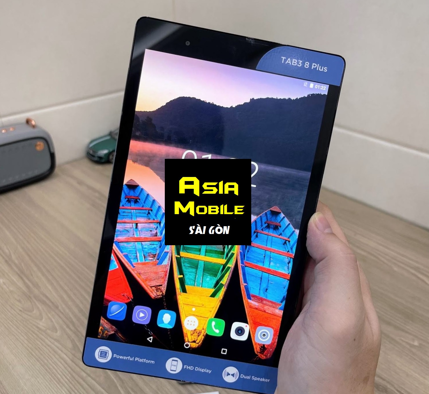 Máy Tính Bảng Lenovo Tab 3 8 Plus 8703N/X Full Box - Tặng Ốp Lưng (Chip 625 - Chơi Tốt Các Loại Games)