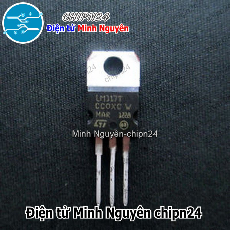 [3 con] (DIP) IC LM317 TO-220 (LM317T) (IC Nguồn Điều chỉnh điện áp tuyến tính) - HH000329