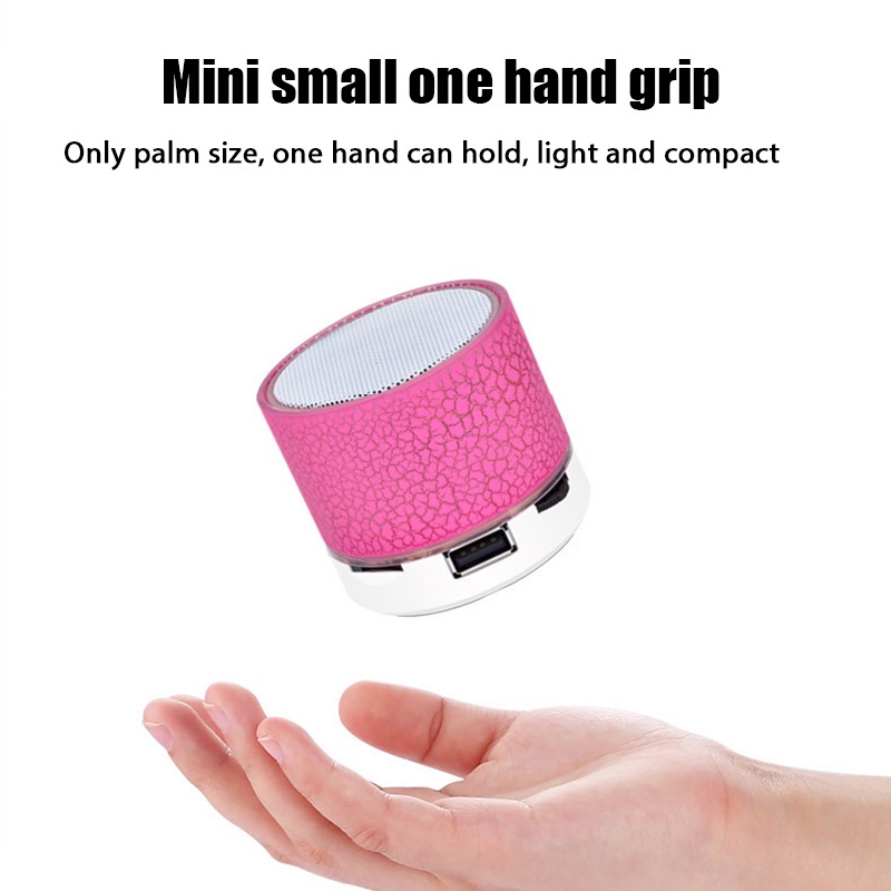 Loa bluetooth mini có đèn nhấp nháy