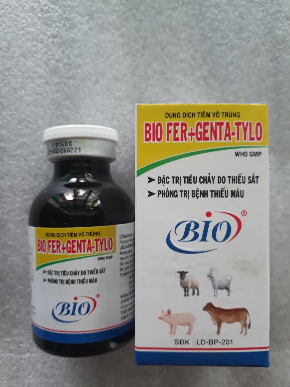 Fer+Genta tylo 20ml-cung cấp sắt cho heo con