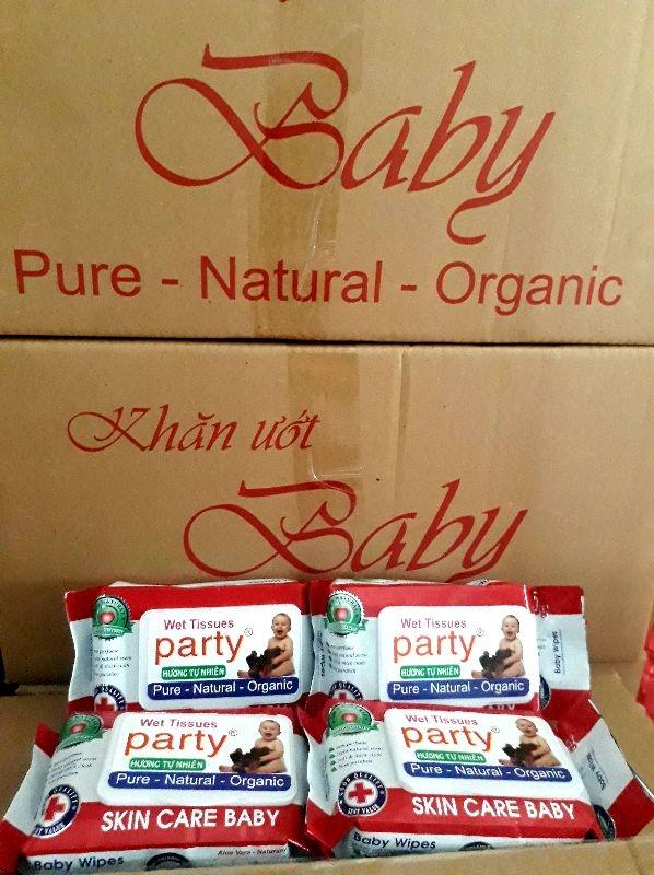 Combo 10 Khăn Ướt Baby 80g