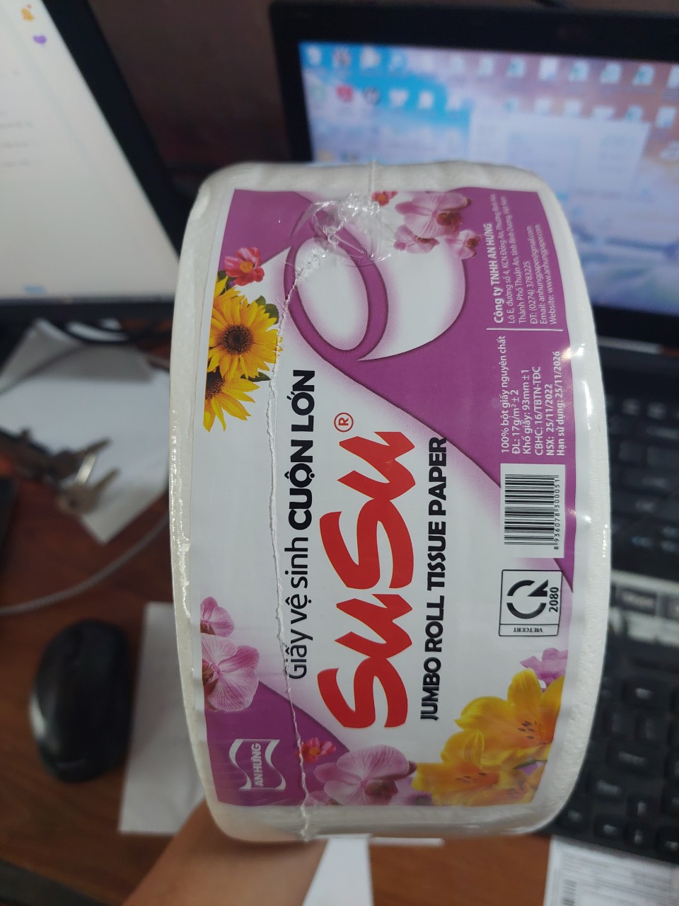 [HCM]COMBO 10 CUỘN GIẤY SUSU 700GR