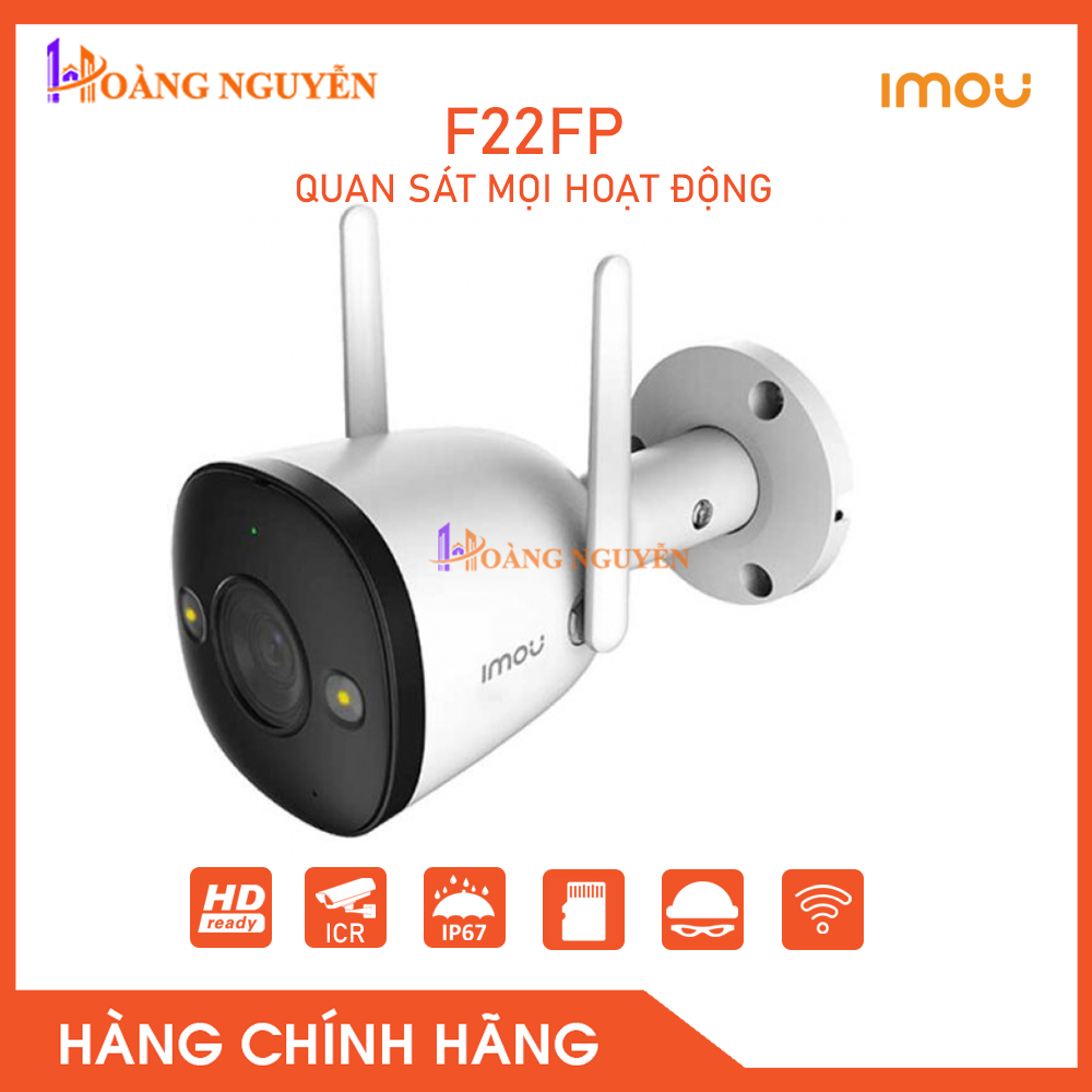 [HCM][NHÀ PHÂN PHỐI] Camera IP Wifi IMOU IPC-F22FP 1080P cảnh báo chuyển động tích hợp Mic có thể tự phát Wifi - CAMERA HOÀNG NGUYỄN