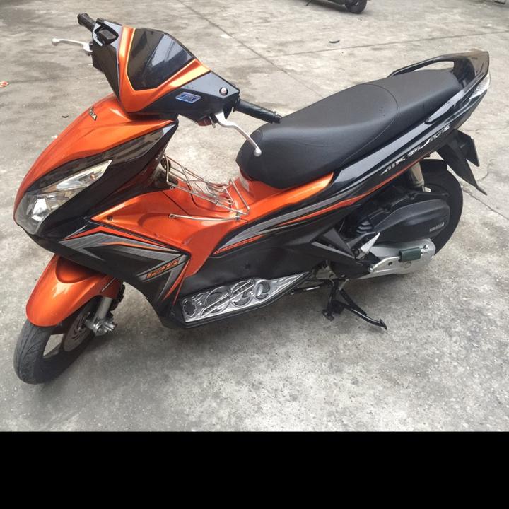 Bộ tem màu Cam Đen  dán xe máy Airblade 125 đời 2013-2014