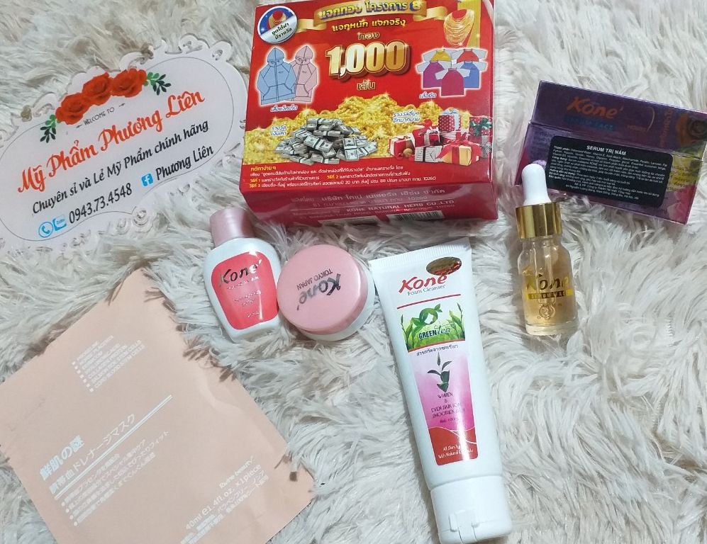 combo 3 món nám KEM KONE THÁI LAN MẪU MỚI