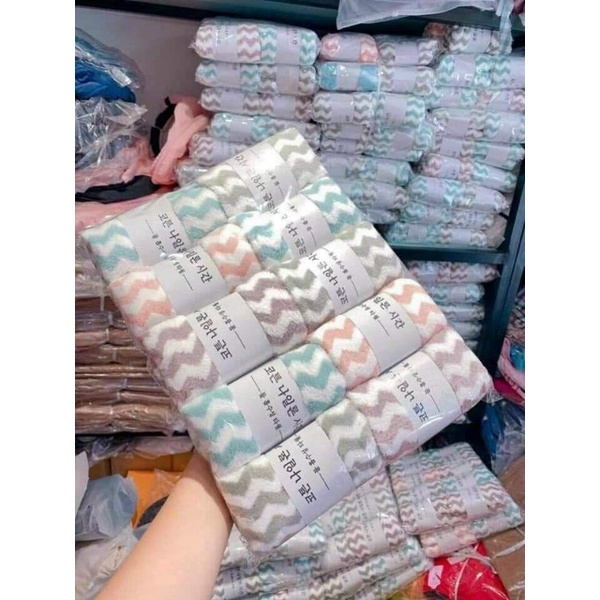 Khăn mặt Hàn Quốc lông mềm mịn siêu thấm