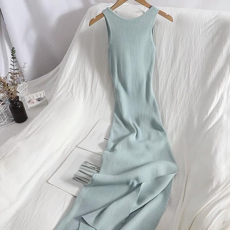 Đầm body bắt chéo nơ mặc hai kiểu CD147