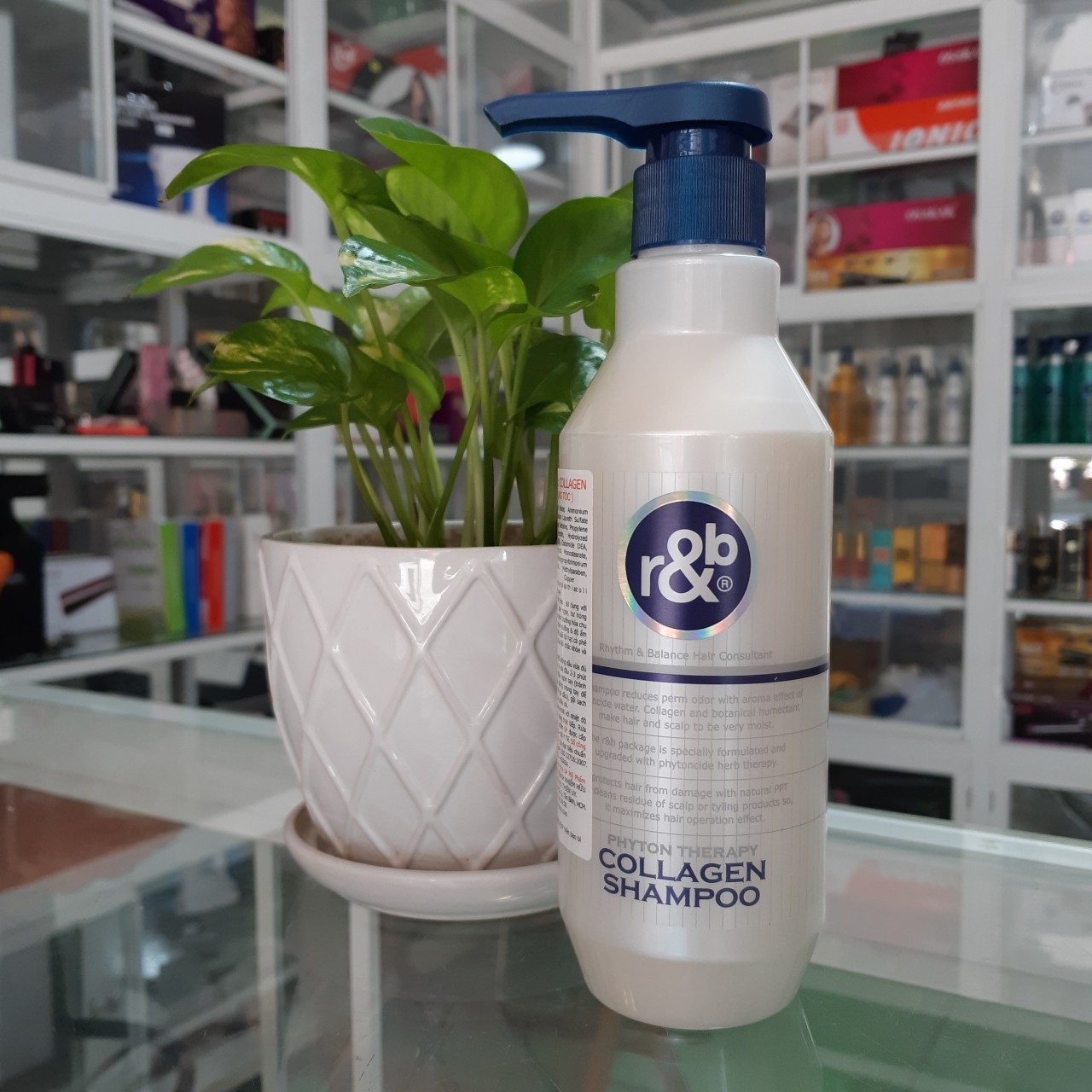 Dầu Gội Ngăn Rụng Tóc R&B Collagen 450ml