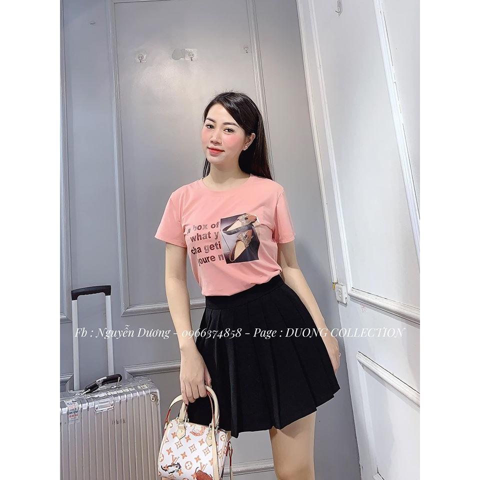 Chân váy xếp ly dáng ngắn