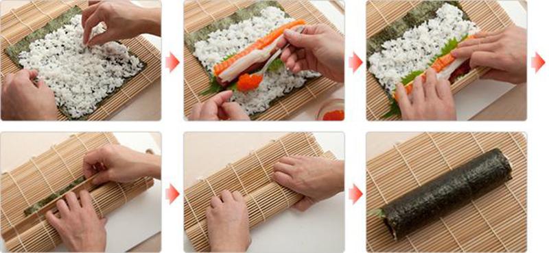 Mành cuộn kimbab/sushi Hàn Quốc (24x24)