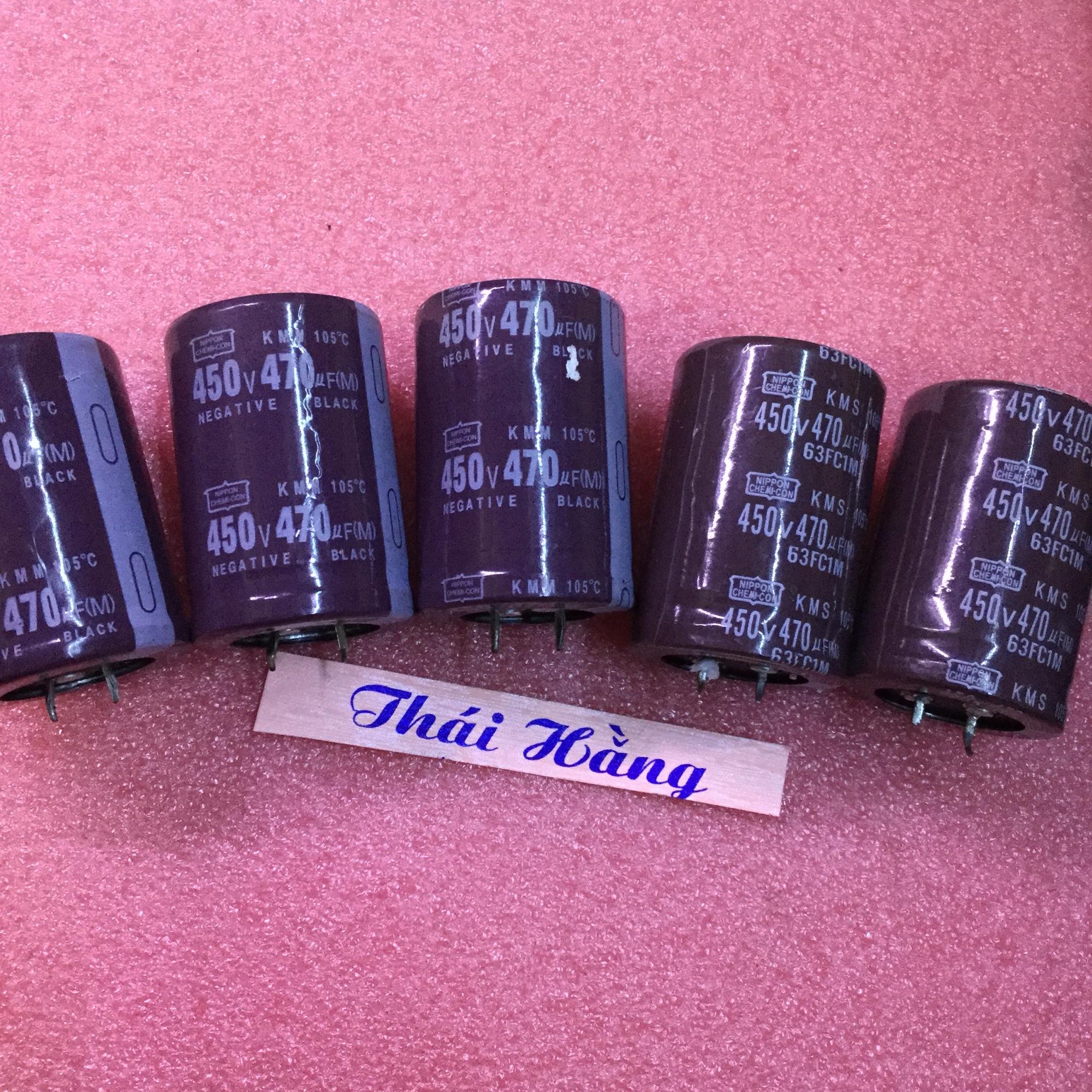 Tụ lọc nguồn 470 m/450 v