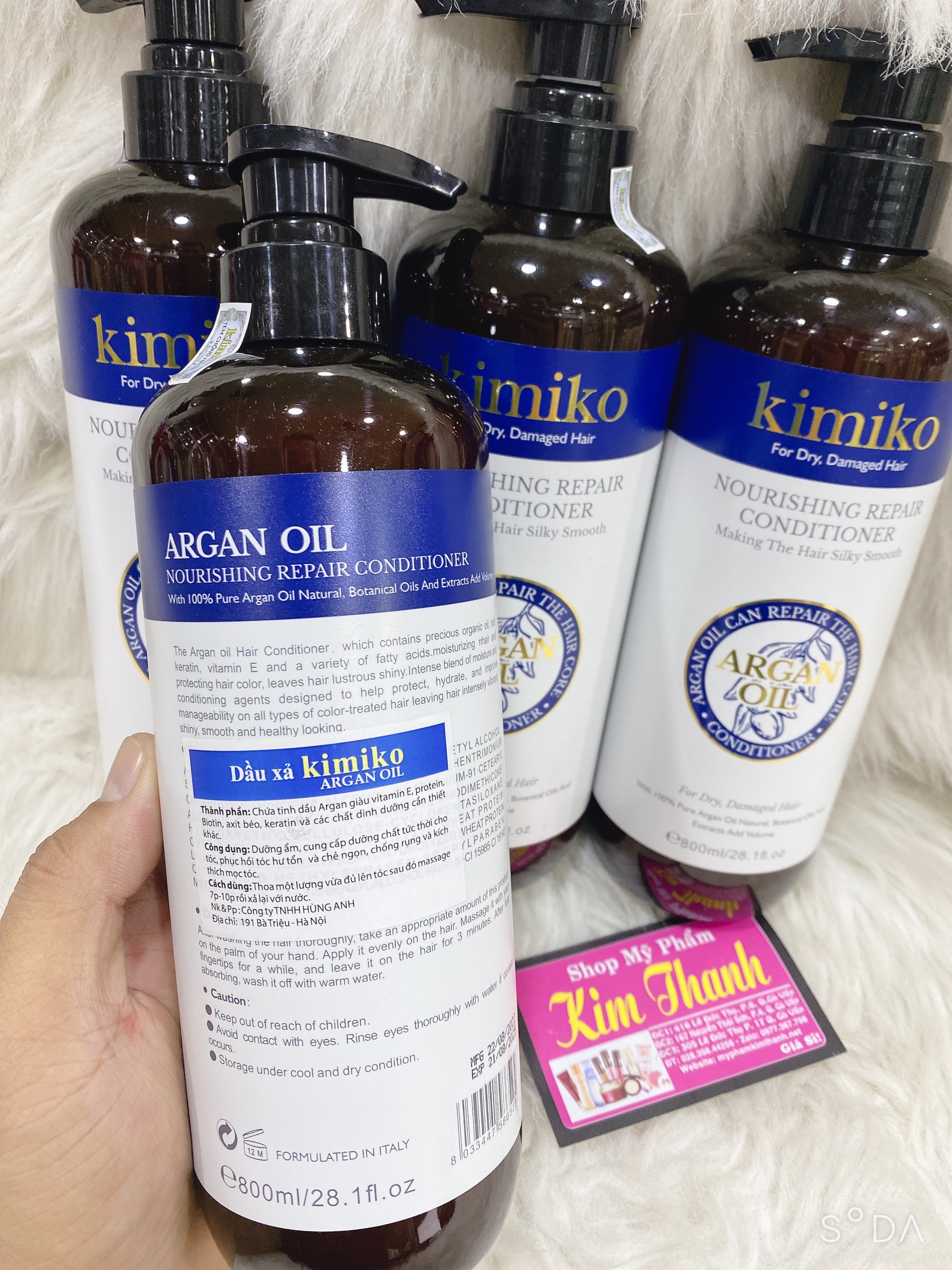 Dầu gội xã kimiko 500ml (800ml)