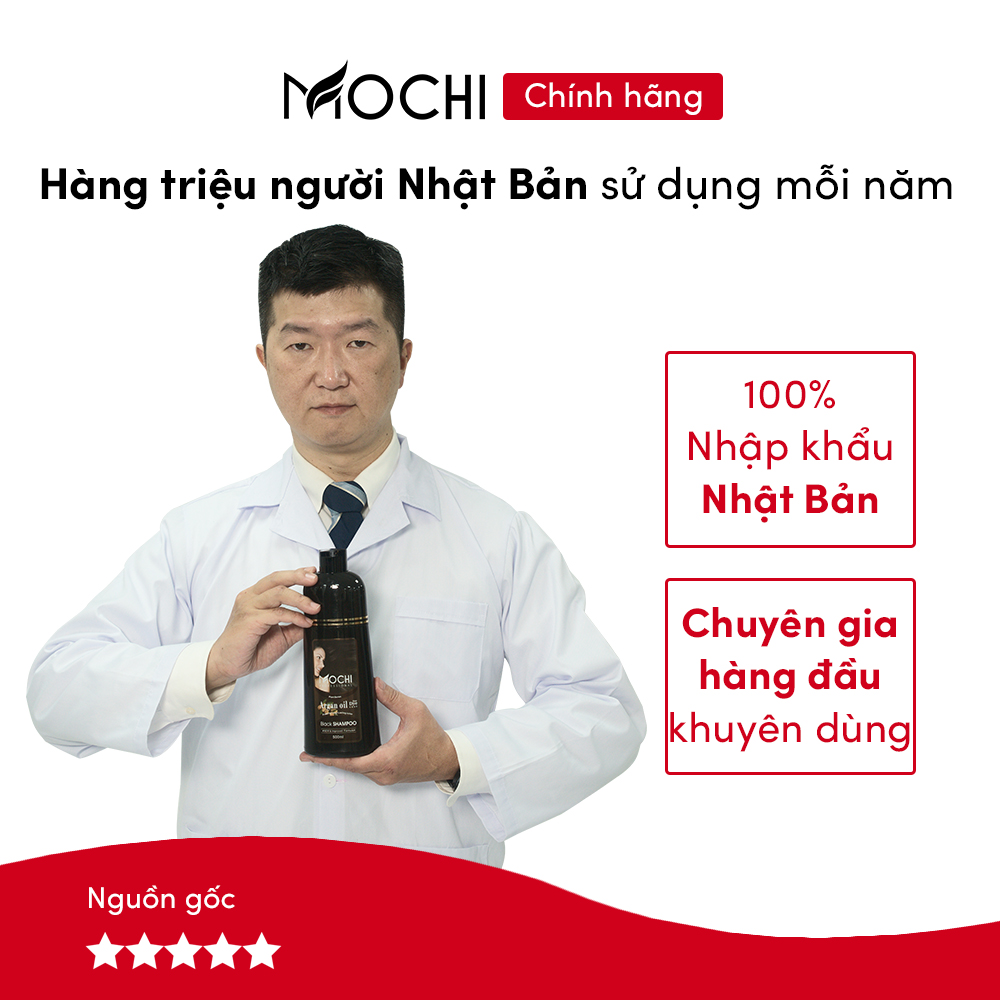 Dầu gội phủ bạc Mochi Nhật Bản 500ml
