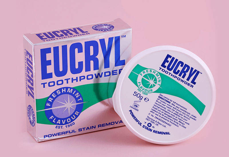 Combo kem đánh răng 62g và bột tẩy trắng răng Eucryl 50g (Chính hãng)