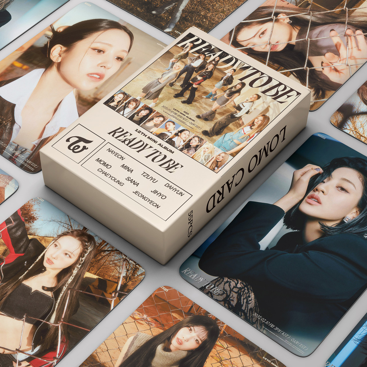 Set 55 lomo card Twice-READY TO BE 2023